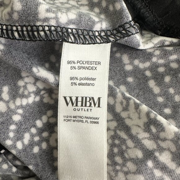 NWT White House Black Market Sleeveless Banded Top Lilly Droplet Medium #WHBM3 - Picture 6 of 10